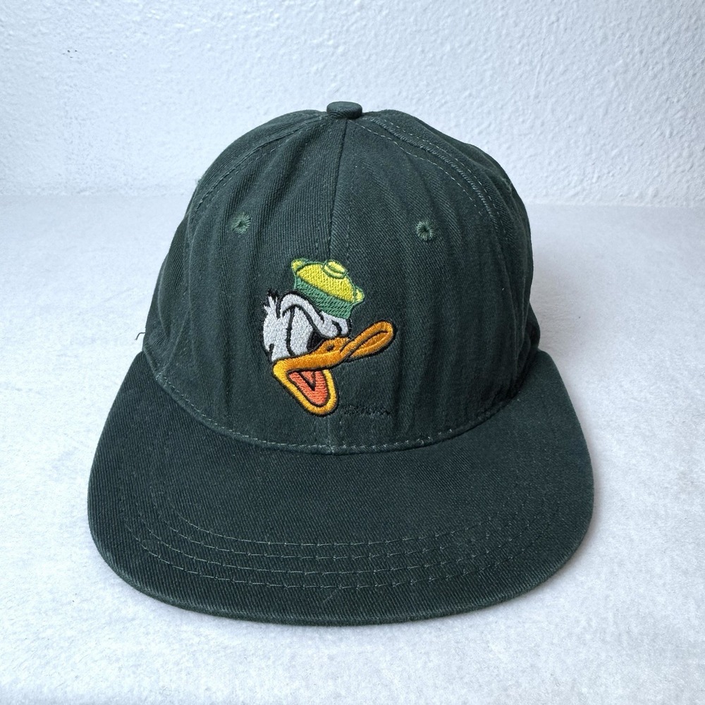 Vintage 90s Oregon Ducks Hat Youth Size Disney Donald Duck‎ SnapBack USA Made